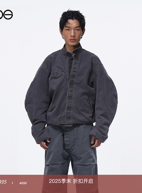 【张小斐明星同款】GREG ROSS 做旧夹克羽绒外套