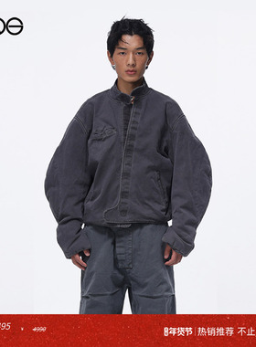 【张小斐明星同款】GREG ROSS 做旧夹克羽绒外套