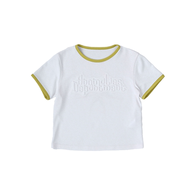 【ENG】Anomalies department  撞色字母印花短袖T恤女