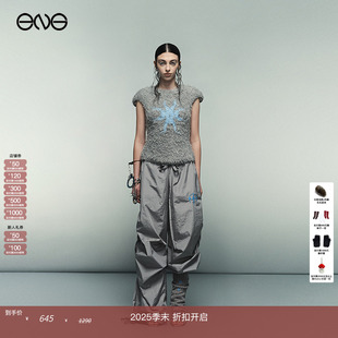 ENG 针织背心上衣 Anomalies 复古撞色无袖 秋冬 department