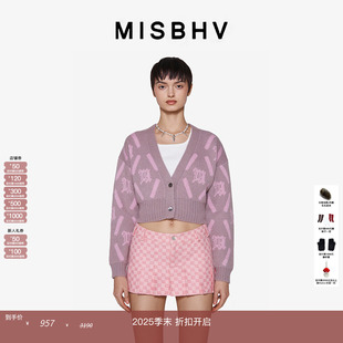 针织开衫 ARGYLE MISBHVM 上衣女 ENG