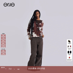 低腰宽松阔腿长裤 LONDON JADED 秋冬 ENG