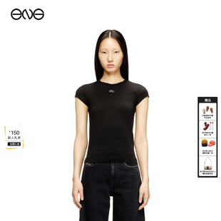 L女士OVAL DIESE D镂空圆领短袖 T恤上衣女装 26春 新品 ENG