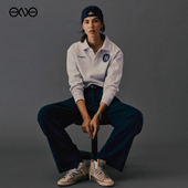 Rich 卫衣短裤 POLO领长袖 Sporty 男女同款 套装 ENG 新品 25秋