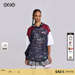 明星同款 T恤男女 JADED 复古足球运动短袖 刘耀文XG LONDON