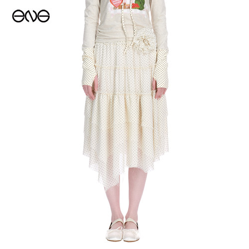 【ENG】Effet de Soleil波点千层蛋糕裙半身裙女装新品26夏