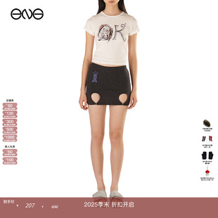 水原希子联名限定系列短袖 KIKO ENG×OFFICE T恤 热销补货