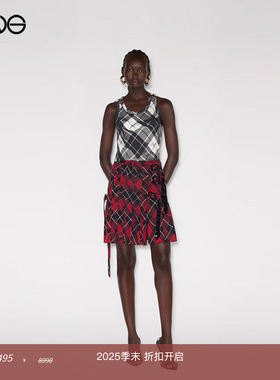 【ENG】Jean Paul Gaultier Distorted Tartan网纱裙  秋冬