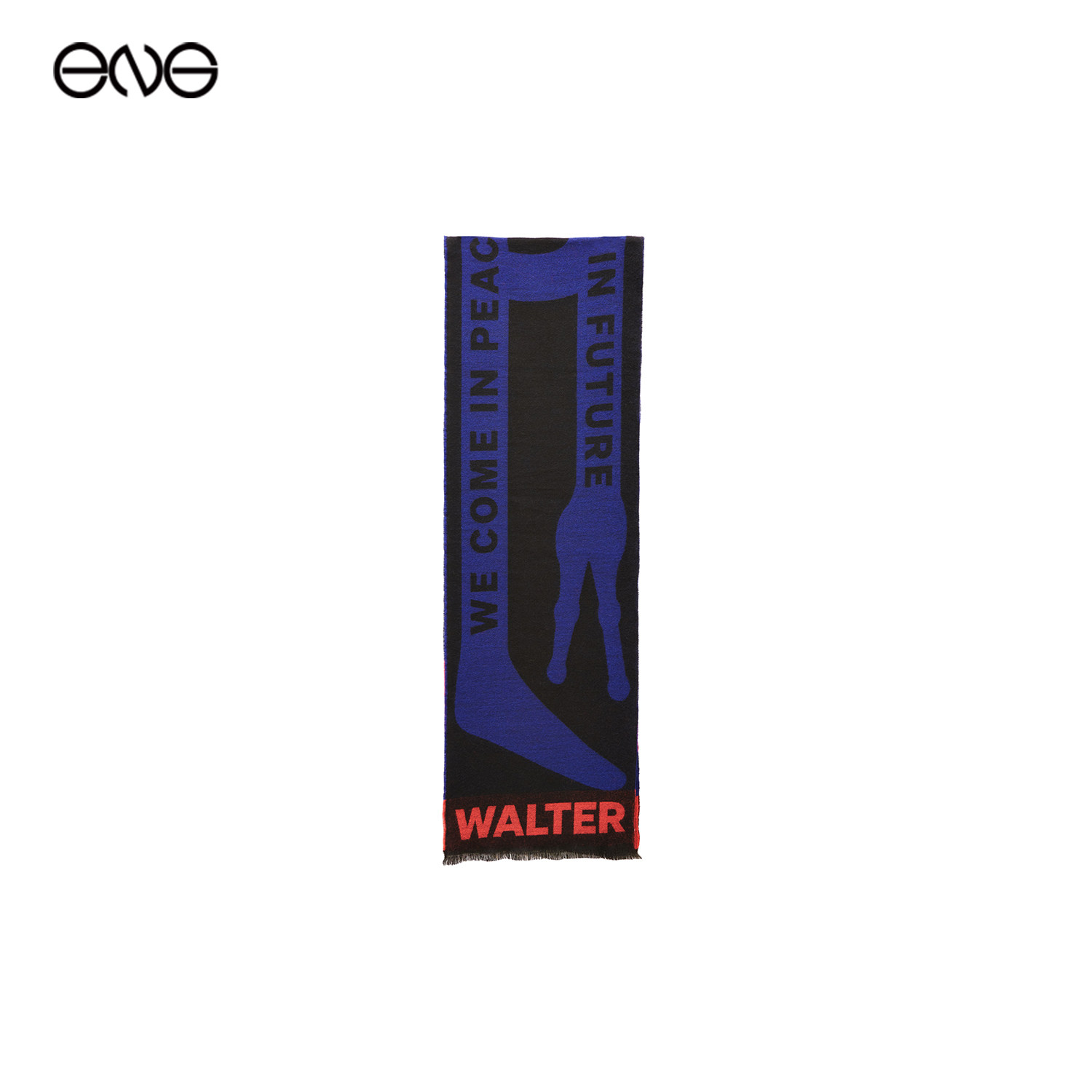 【ENG】Walter Van Beirendonck 外星人印花围巾男女同款新品25秋