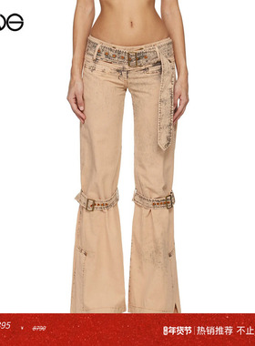 【断码特惠】KNWLS 复古水洗低腰休闲长裤