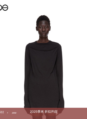 【ENG】Rick Owens SLASHED LEVEL LS圆领长袖T恤女装 新品25秋