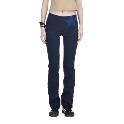 【热销补货】Anomalies Department 星星低腰休闲裤女修身长裤