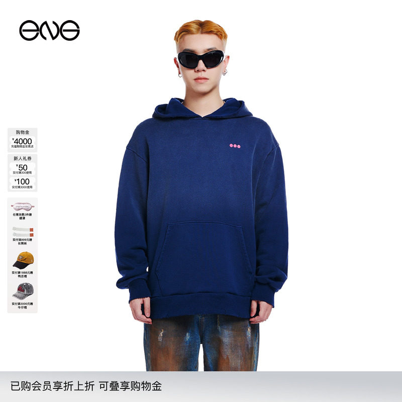【ENG Limited Collection】运动宽松连帽长袖卫衣休闲帽衫男女图片