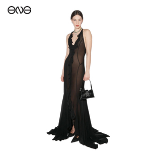 VISCOSE RECYCLED MISBHV 雪纺连衣裙 ENG