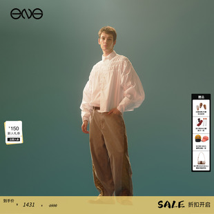 Department Anomalies 拼接做旧格纹水洗长裤 男装 25秋 新品 ENG