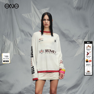 【ENG】Anomalies Department徽章印花长袖T恤上衣女新品26夏