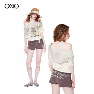 【明星同款】Effet de Soleil T恤短裤新品25 宋雨琦火箭少女101