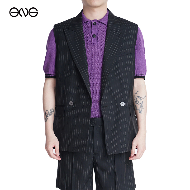 ERNESTW.BAKER无袖双襟西装