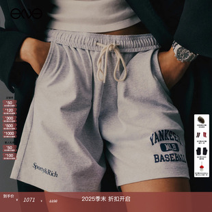 Rich 女士休闲百搭简约运动短裤 子新品 Sporty 裤 25秋 ENG