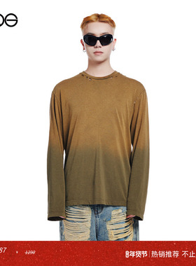 【鹿晗明星同款】ENG Limited Collection 个性渐变色长袖T恤