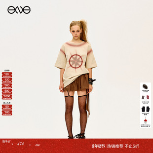 【明星同款】Anomalies Department 短袖T恤上衣 何与姚琛颜安