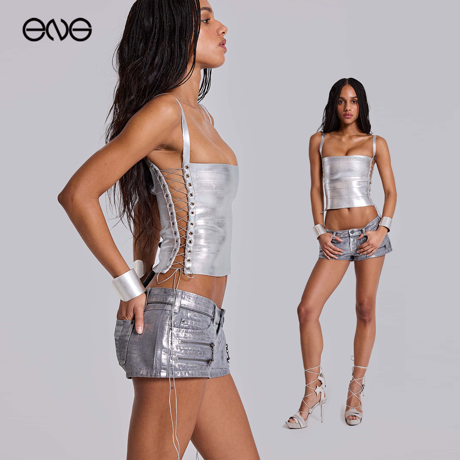 【ENG】JADED LONDON辣妹风系带吊带背心短款上衣女装新品26夏