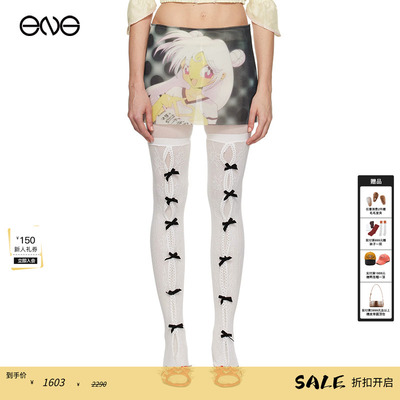 【ENG】Ashley Williams 漫画印花超短裙 秋冬