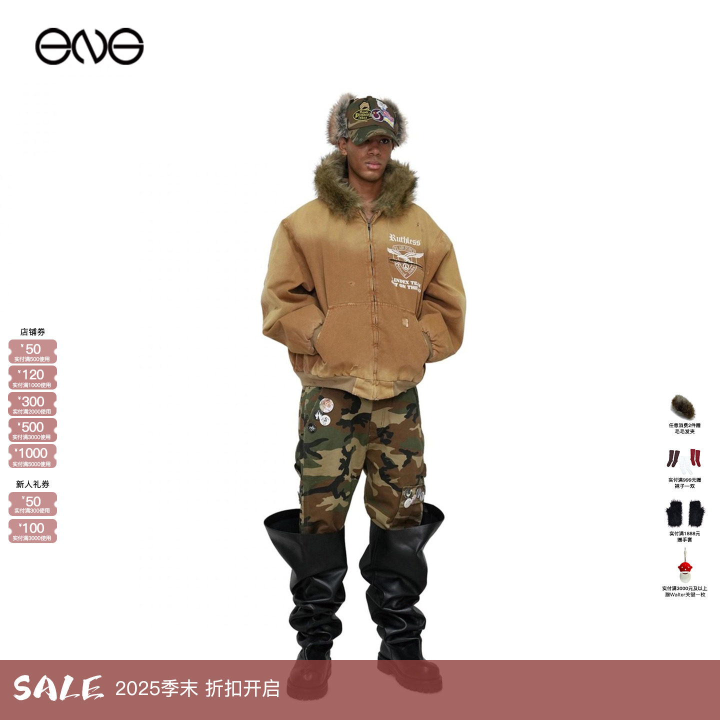 【ENG】Protocol Index连帽工装夹克外套男女同款新品25冬