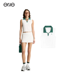 【ENG】Sporty & Rich British Sports系列女士老钱休闲Polo背心