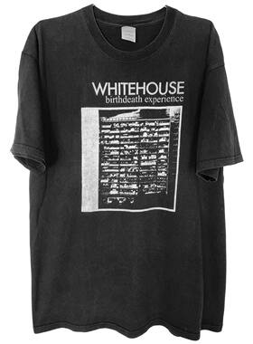 茂密有声工作室Vintage Whitehouse birthdeath experience T恤