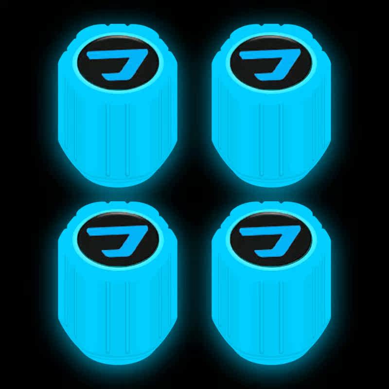 捷达夜光气门嘴VA3 VS5 VS7汽车轮胎发光气嘴帽内饰用品装饰改装