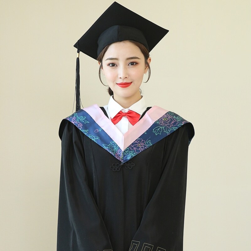 博士学位服大学生高中生文科拍照工科男女导师毕业照博士服研究生
