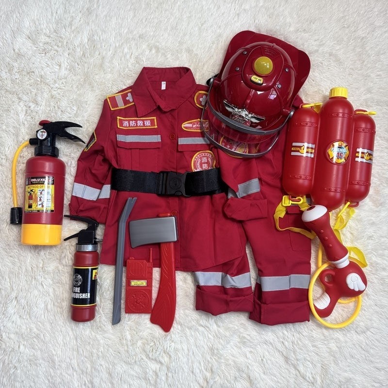 儿童消防员套装cosplay演练帅气警示牌装备圣诞节水枪衣服演出服,童装/婴儿装/亲子装,儿童演出服,淘宝优惠券,粉丝福利购,淘宝优惠卷