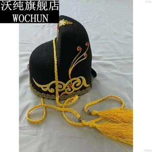 古装金光瑶帽子明朝锦衣卫飞鱼帽侠客汉服展昭帽古代演出县令官帽