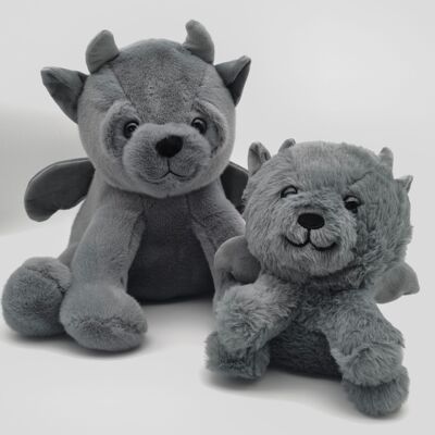 跨境新品Gargoyle Teddy Bear Plush石像鬼毛绒玩具特色公仔