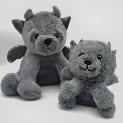 跨境新品Gargoyle Teddy Bear Plush石像鬼毛绒玩具特色公仔