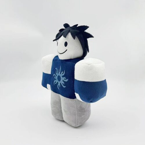 跨境新品forsaken  two time   roblox周边毛绒玩具公仔玩偶坐姿