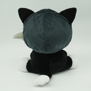 跨境新品惊声尖叫Scream鬼脸Ghostface plush鬼面杀手猫毛绒玩具