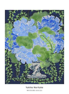 艺术家高级感版画花卉装饰画画芯