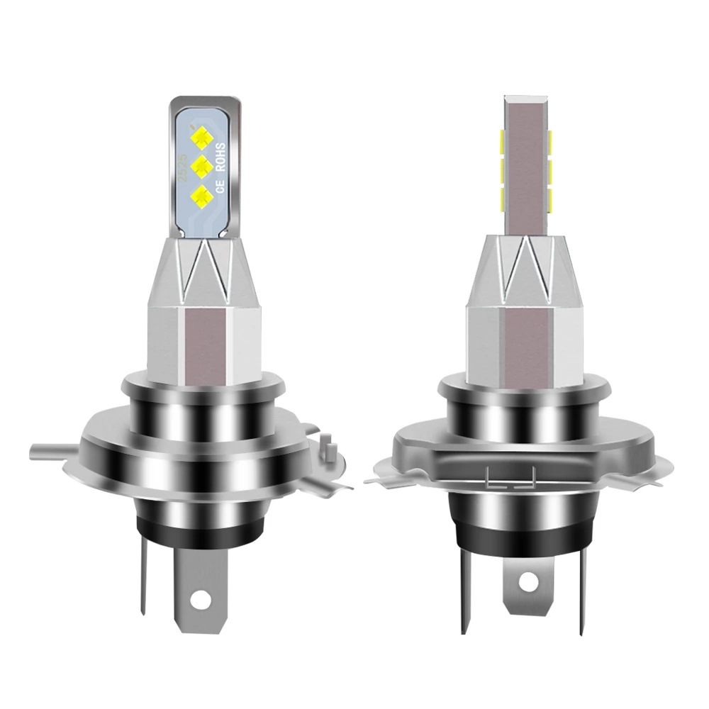 汽车大灯90W高亮led车灯h4h7h1聚光灯泡原装位进口芯片12V24V通用