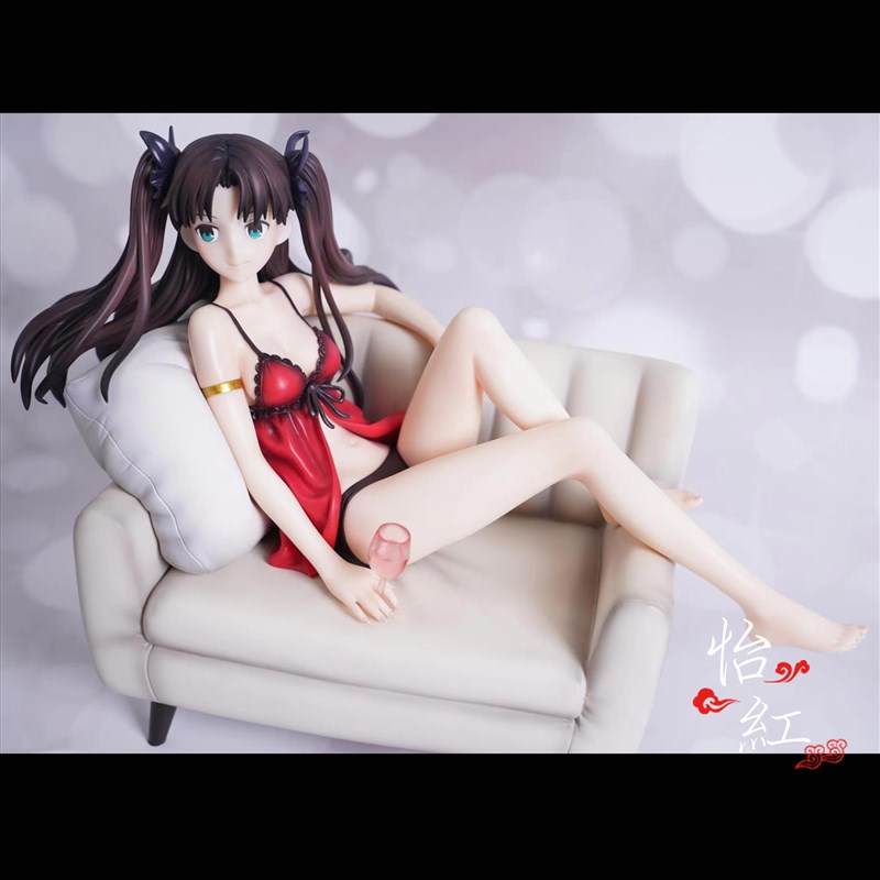 【怡红e雪小猫 Fa诱】远坂凛のt惑Ver GK限U量雕像手办模型