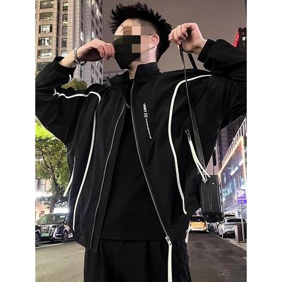 痞帅风夹克男款超火潮流气