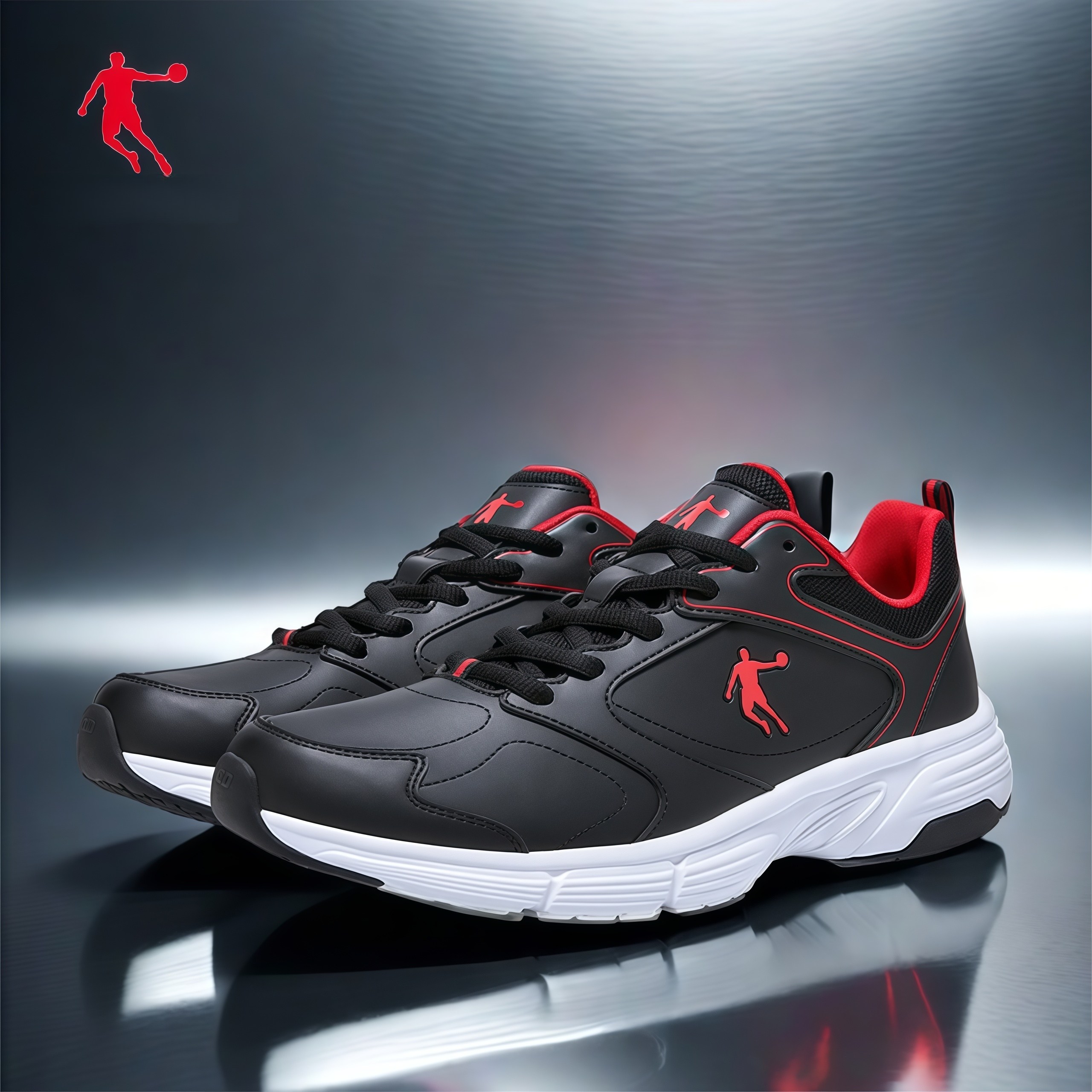 乔丹男鞋跑步鞋2026夏季新款减震轻便防水运动鞋防滑耐磨休闲跑鞋