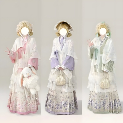 汉服女冬季马面裙国风新中式套装