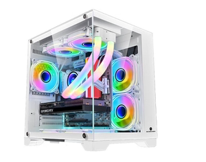 适用玩嘉孤勇者T无A柱版机箱(黑色)海景房