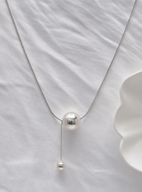 乾佳批发Minimalistic链轻奢流苏时尚一颗毛衣颈链锁骨链有求必应