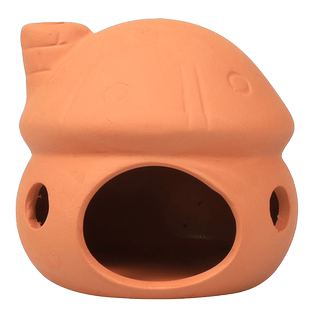 鱼缸造景虾屋虾窝躲避屋迷你鹦鹉慈鲷异形鱼产卵罐繁殖躲避罐陶罐