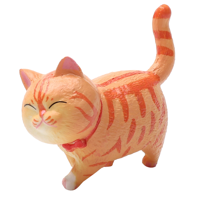 鱼缸猫咪卡通创意造景鱼缸