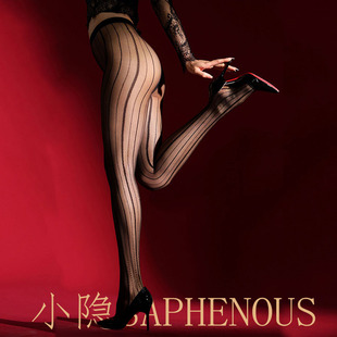 小隐]丝袜女春秋薄款黑丝防勾丝美肤袜纯欲jk性感竖条超透连裤袜