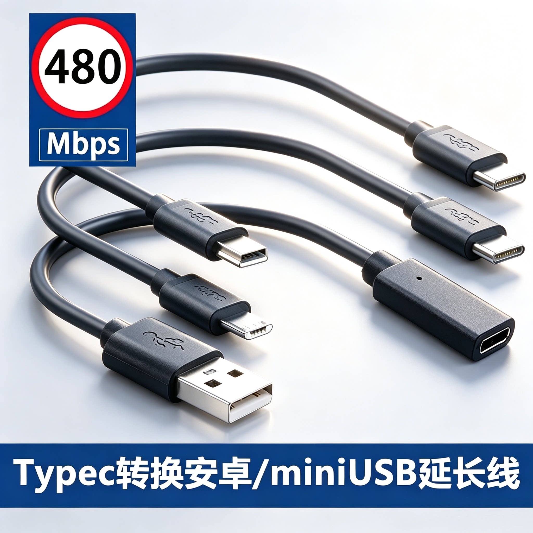 安卓手机otg转换线typec连接记录仪数位板MP3数据线单反微单相机图片